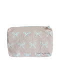 Blush Pink Bows Water Resistant Pouch
