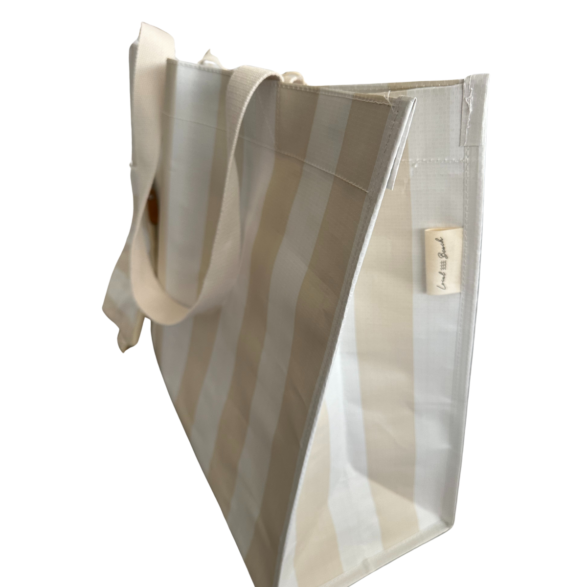 Thick Stripe XL All Day Bag with Matching Removable Pouch