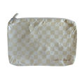 Sand Checker Water Resistant Tyvek Printed Pouch