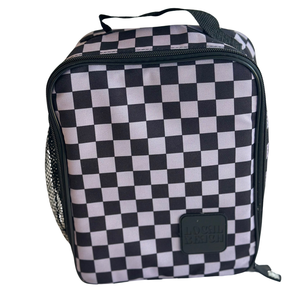 Grey/Black Checker Lunchbox