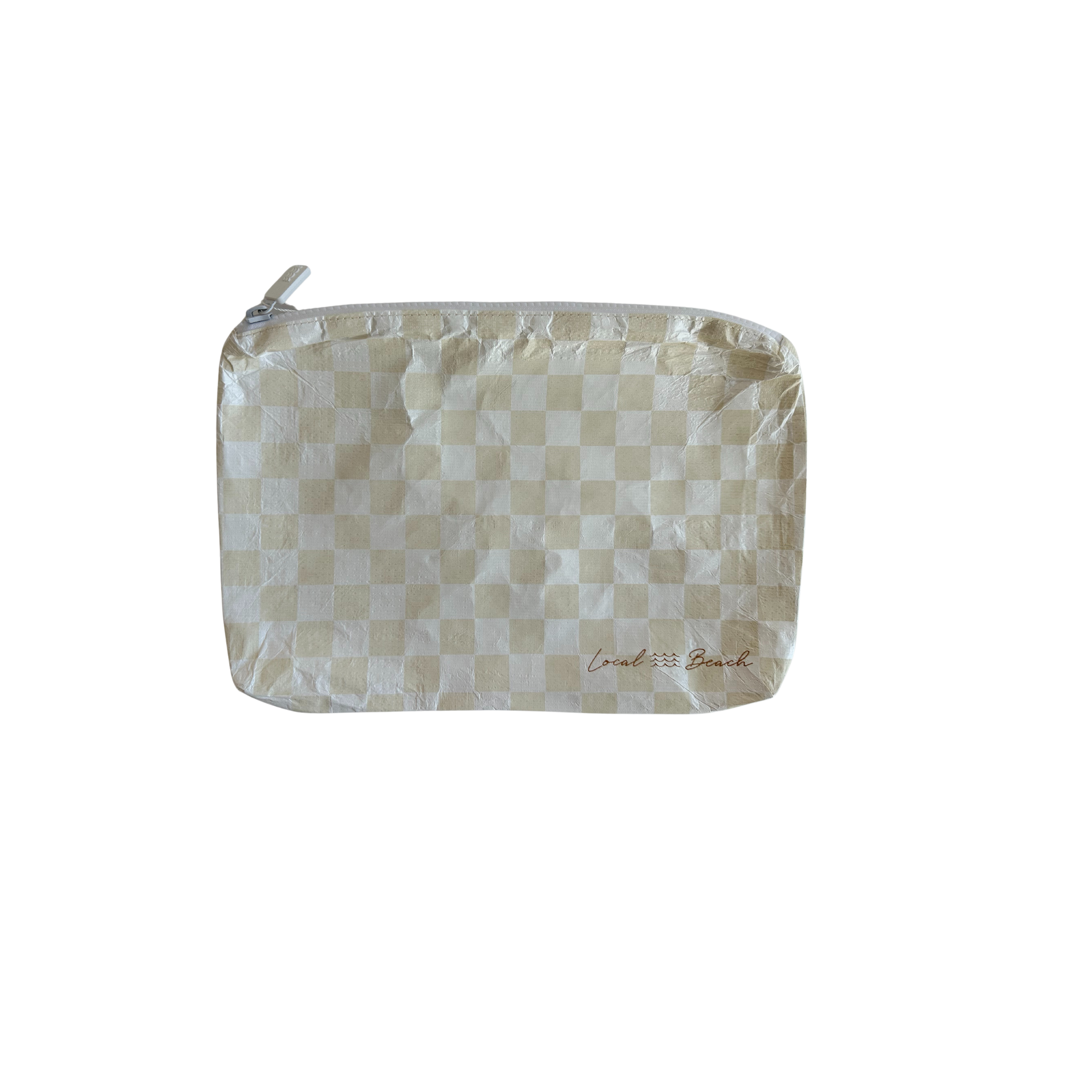 Sand Checker Water Resistant Tyvek Printed Pouch