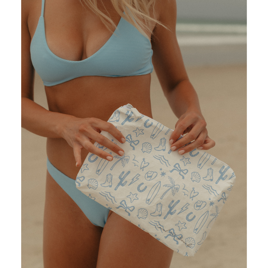 Coastal Cowgirl Water Resistant Pouch
