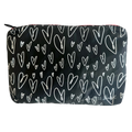 Local Beach Love Collection Heart Water Resistant Tyvek Printed Pouch