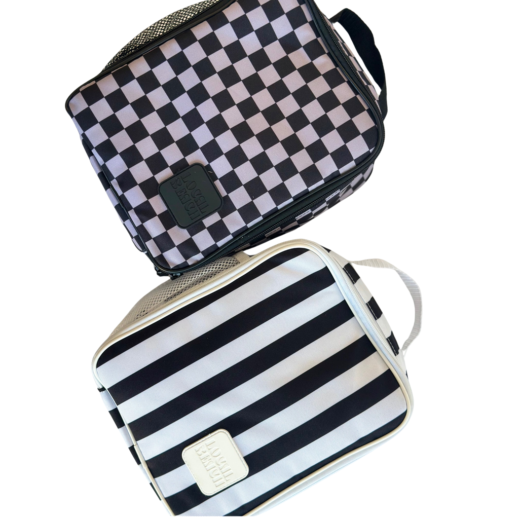 Grey/Black Checker Lunchbox