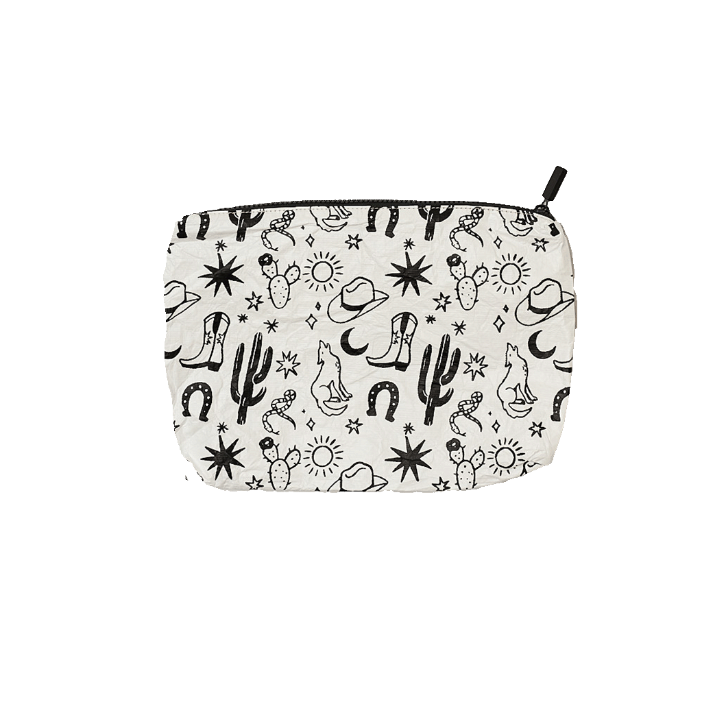 Western Water Resistant Tyvek Printed Pouch