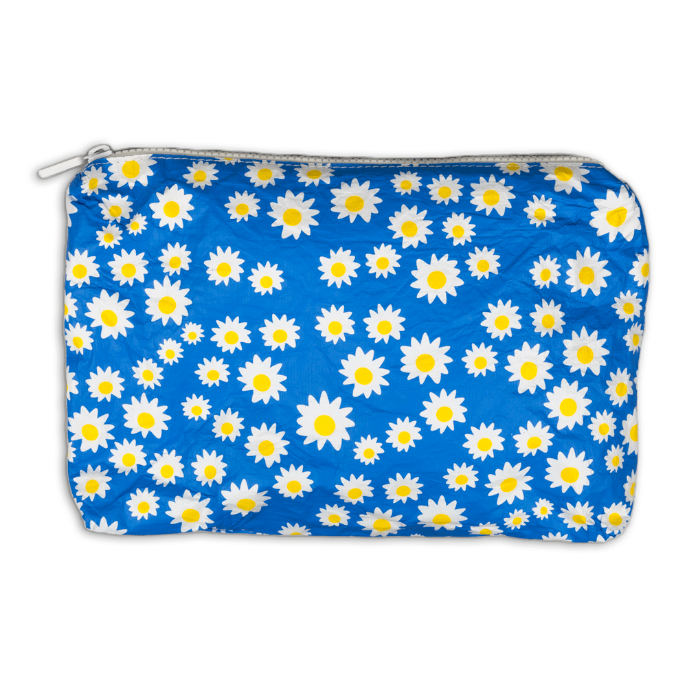 Daisy Water Resistant Tyvek Printed Pouch