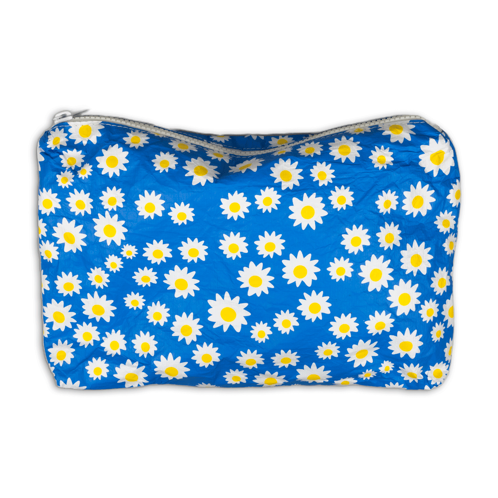 Daisy Water Resistant Tyvek Printed Pouch
